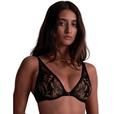 Aubade Coeur A Corps Triangle Bra - Noir - 32C