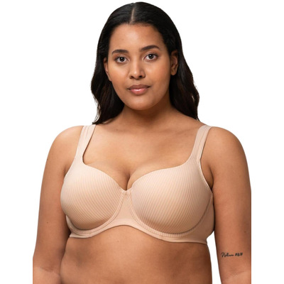 Triumph Modern Soft+ Cotton Padded Bra - Neutral Beige - 32D

