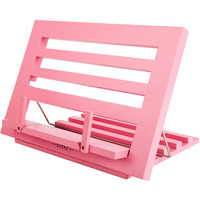 Exerz Wooden Easel Reading Stand – Cookbook Stand – Pink