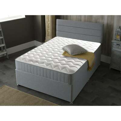 Starlight Beds™ &pipe; Castle Quilted Memory Foam Sprung Mattress - 2ft6 Small Single Mattress – Starlight Beds™