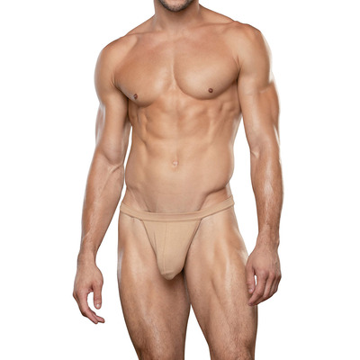 Andrew Christian Happy No Show Thong - Tan – Andrew Christian