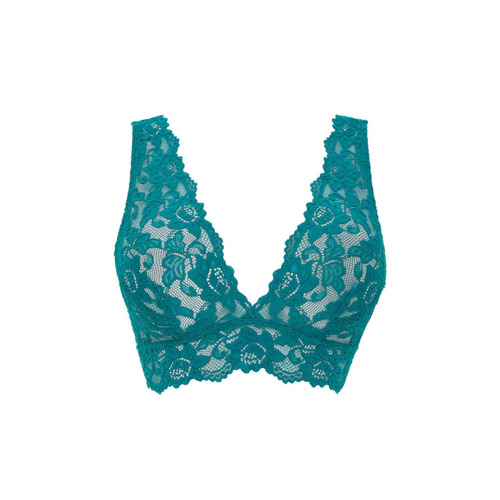 Figleaves Millie Lace Bralette - Teal