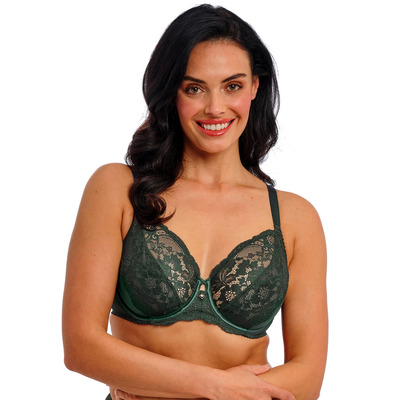 Wacoal Natsuki Lace Underwired Bra - Juniper - 32E
