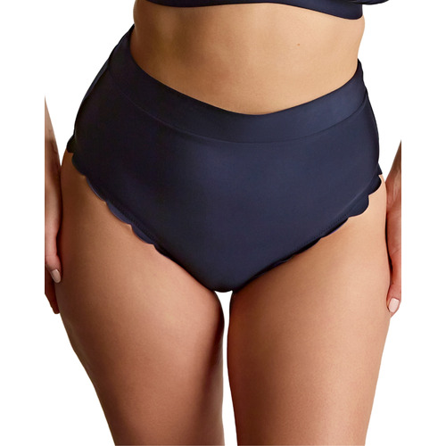 Panache High Waist Bikini Brief - Signature Ink Blue