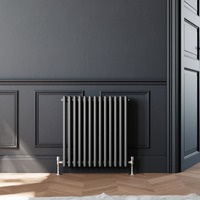 ELEGANT Traditional Anthracite 3 Column 600x605mm Horizontal Radiator