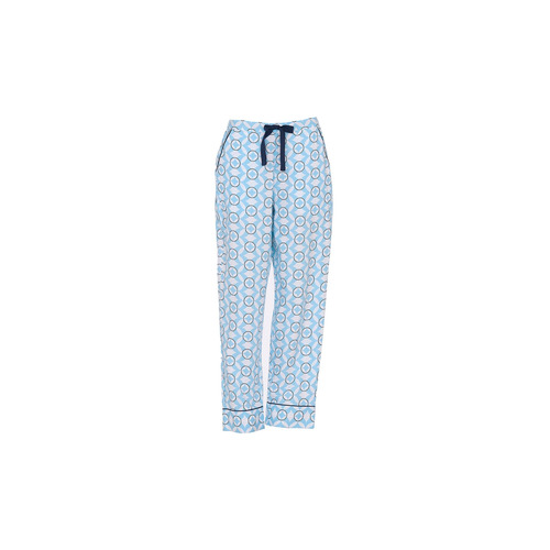 Cyberjammies Madelyn Small Geo Print Pyjama Bottoms - Blue Mix
