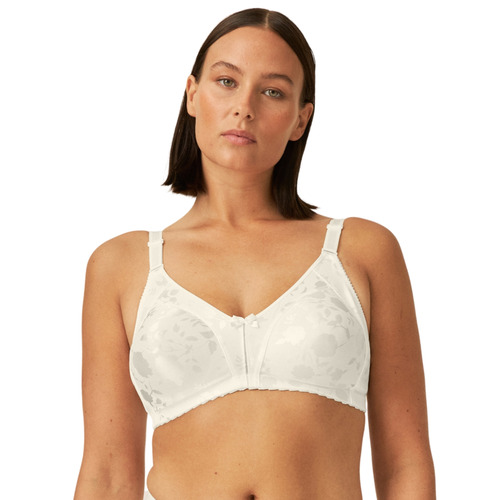 Naturana Printed Minimiser Soft Cup Bra - Champagne