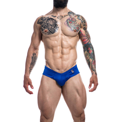 Image of Cut4Men High Cut Cheeky Brief - Royal Blue