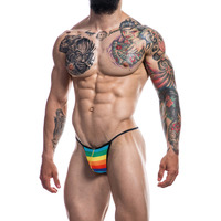 Cut4Men Provocative G-String - Rainbow