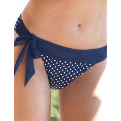 Lepel Vintage Pearl Bikini Brief - Blue/White Spot