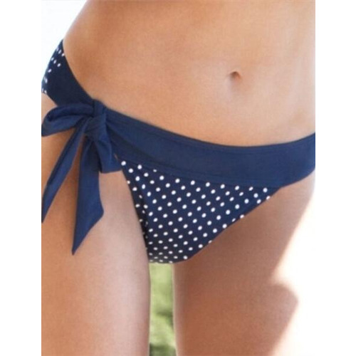 Lepel Vintage Pearl Bikini Brief - Blue/White Spot