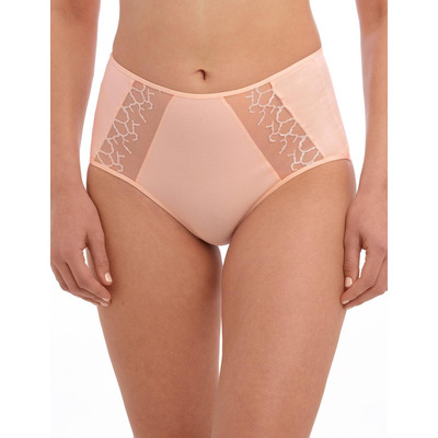 Wacoal Lisse High Waist Brief - Peach Blush