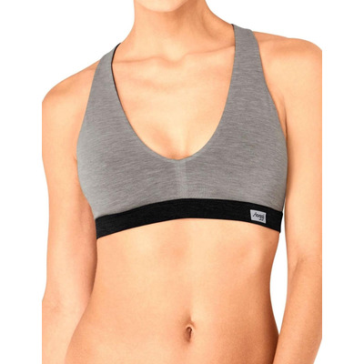 Sloggi Women Move Flow Bralette Crop Bra Top - Grey Combination