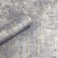 Etta Industrial Textured Wallpaper Blue / Gold Muriva 225501