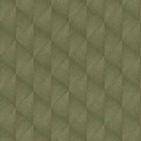 Geometric Textured Wallpaper Green / Gold Rasch 687941