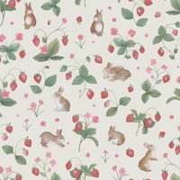 Bunnies & Berries Wallpaper Cream / Multi Holden 14140