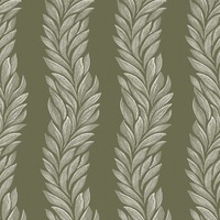 Laura Ashley Coulderton Leaves Wallpaper Olive Green 140321