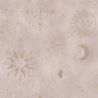 Cosmic Wallpaper Pink / Gold Holden 14250