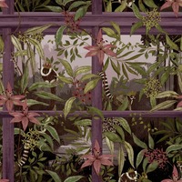 Comoro Wallpaper Plum Holden 91393