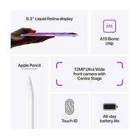 APPLE iPad Mini 6th Gen 8.3" WiFi - 64GB