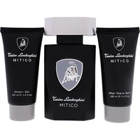 Lamborghini Mitico Gift Set 125ml EDT + 100ml Shower Gel + 100ml Aftershave Balm