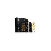 Lattafa Perfumes Maahir Gift Set 100ml Edp + 200ml Perfumed Body Spray + 300ml Air Freshener
