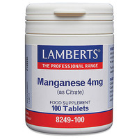 Image of LAMBERTS Manganese (as Citrate) - 100 x 4mg Tablets