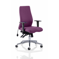 Image of Onyx Posture Chair Tansy Purple Fabric