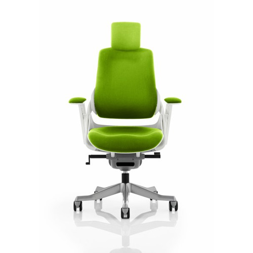Zure Executive Chair Myrrh Green Fabric