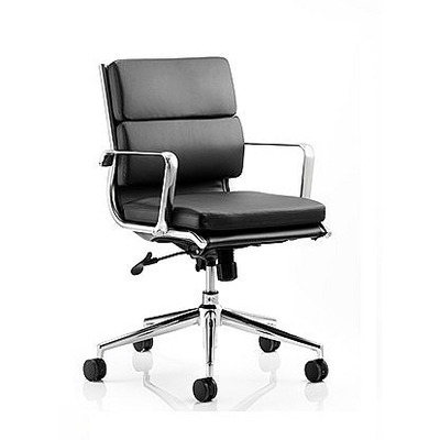 Savoy Executive Black Leather Chair