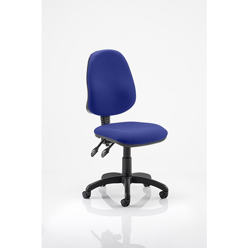 Eclipse 2 Lever Task Operator Chair Stevia Blue fabric