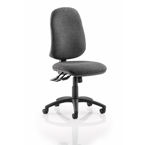 Eclipse XL 3 Lever Task Operator Chair Charcoal fabric