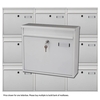 Image of Multiple Ouse White Mailboxes for Communal Areas