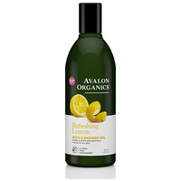 Image of Avalon Organics Refreshing Lemon Bath & Shower Gel - 355ml