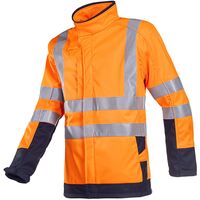 Image of Sioen Playford 9633 Orange High Vis Arc Protection Soft Shell