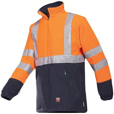 Sioen Rainier 496 High Vis Orange FR Fleece Jacket