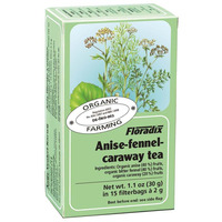 floradix organic anise fennel caraway herbal tea 15 bags