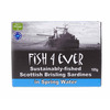 Fish4Ever Scottish Brisling Sardines in Spring Water 105g