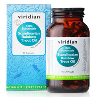 Image of Viridian 100% Sustainable Scandinavian Rainbow Trout Oil - 90 Capsules