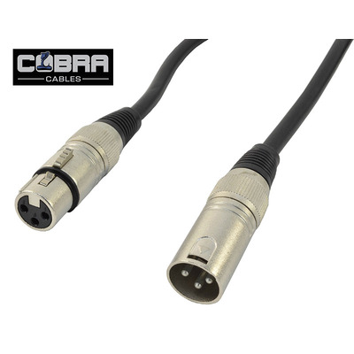 Cobra Speaker Lead XLR Male To XLR Female 10m