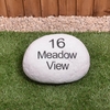 Image of Personalised house sign boulder - large