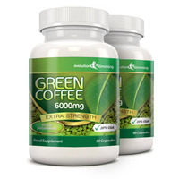 Image of Green Coffee Bean Pure 6000mg with 20% CGA - 180 Capsules (2 Months)