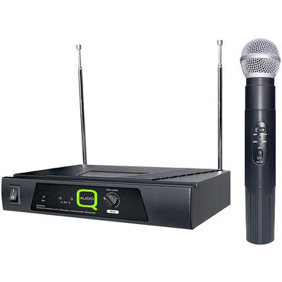 Single Channel Handheld VHF Wireless Microphone System by Q-Audio