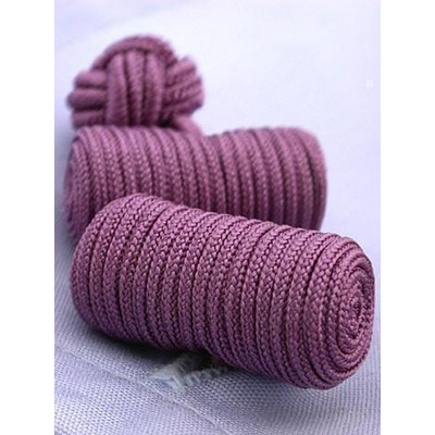 Lilac Knotted Barrel Cufflinks - 1+