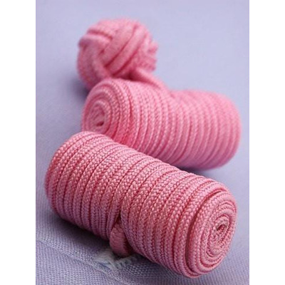 Pink Barrel Knotted Cufflinks - 1+