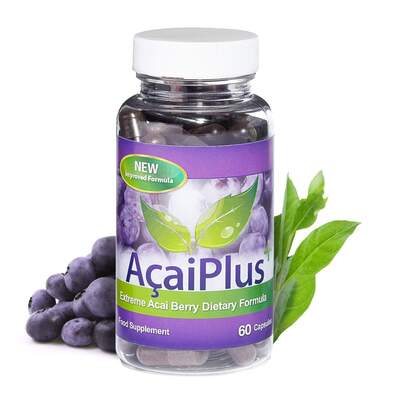 Acai Plus Extreme Acai Berry Complex - 1 Month Supply (60 Capsules)