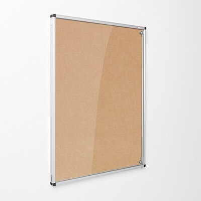 Eco-Colour Resist-a-Flame Tamperproof Noticeboard 1200 x 900mm NATURAL