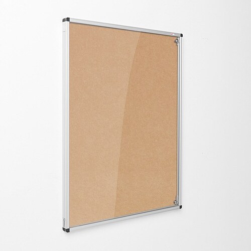 Eco-Colour Resist-a-Flame Tamperproof Noticeboard 1200 x 900mm NATURAL