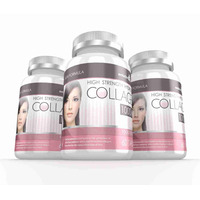 Image of Hydrolysed Collagen High Strength 1,000mg for Hair, Skin & Nails + Vitamin C - 180 Tablets