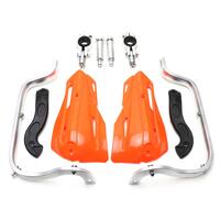 Image of Pit Bike Reinforced Hand Guards Orange